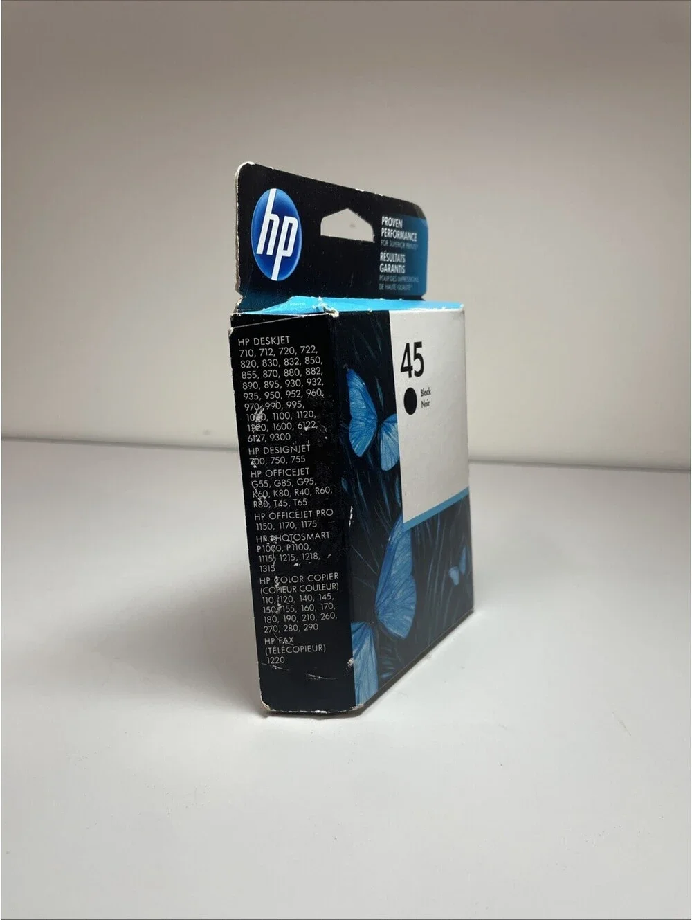 05/2020 Genuine HP 45 Black Ink Cartridge 51645A OEM Sealed Box